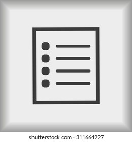 Checklist vector icon