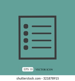 Checklist vector icon