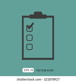Checklist vector icon