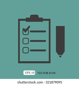 Checklist vector icon