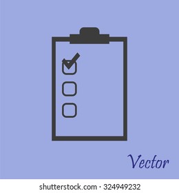Checklist vector icon