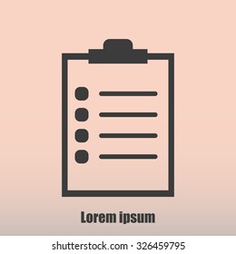 Checklist vector icon