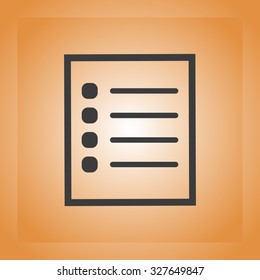 Checklist vector icon