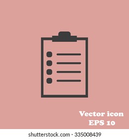 Checklist vector icon