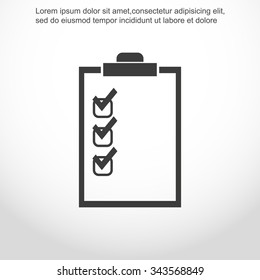 Checklist vector icon
