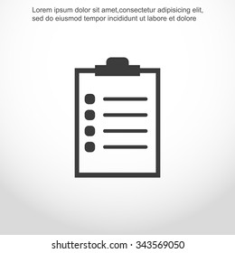 Checklist vector icon