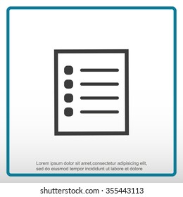 Checklist vector icon