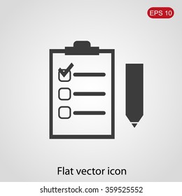 Checklist vector icon