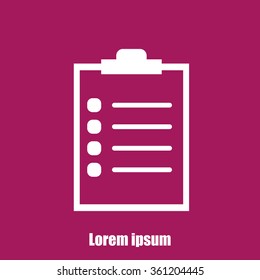 Checklist vector icon
