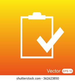 Checklist vector icon