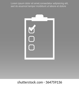 Checklist vector icon