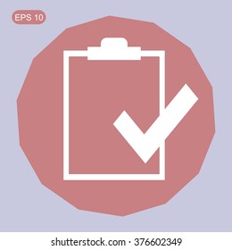 Checklist vector icon