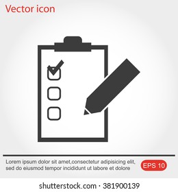 Checklist vector icon