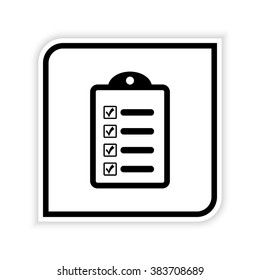 checklist  - vector icon
