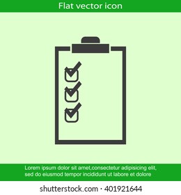 Checklist vector icon