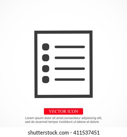 Checklist vector icon
