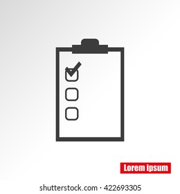 Checklist vector icon
