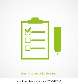 Checklist vector icon
