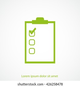 Checklist vector icon
