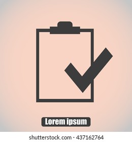 Checklist vector icon