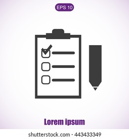 Checklist vector icon
