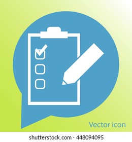 Checklist vector icon
