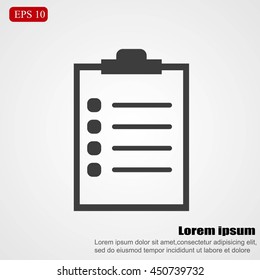 Checklist vector icon
