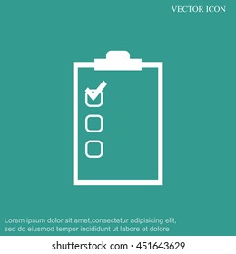 Checklist vector icon
