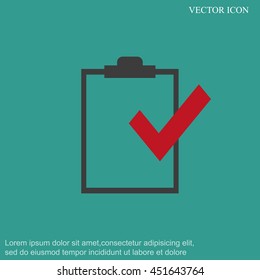 Checklist vector icon
