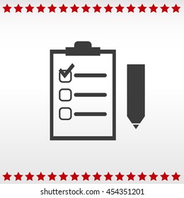 Checklist vector icon
