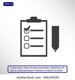 Checklist vector icon