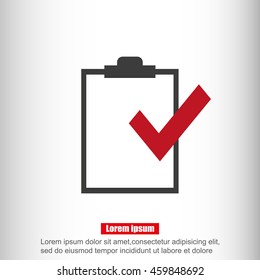 Checklist vector icon