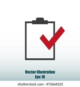 Checklist vector icon