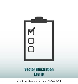 Checklist vector icon