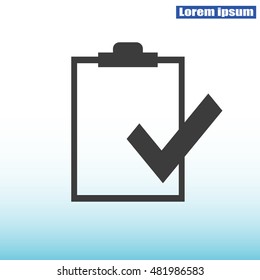 Checklist vector icon