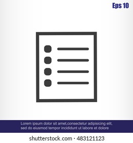 Checklist vector icon