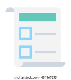 Checklist Vector Icon 