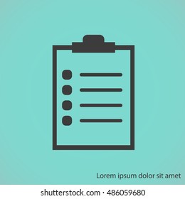 Checklist vector icon