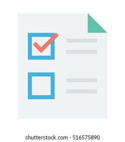 Checklist Vector Icon