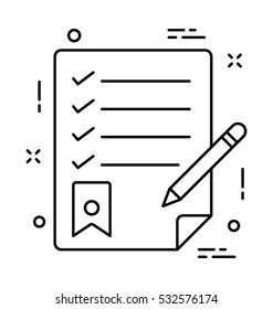 Checklist Vector Icon