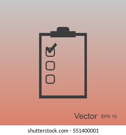 Checklist vector icon