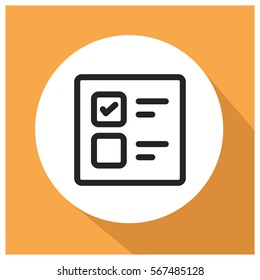 Checklist vector icon