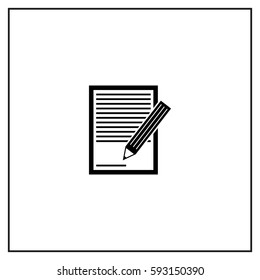 Checklist Vector Icon.