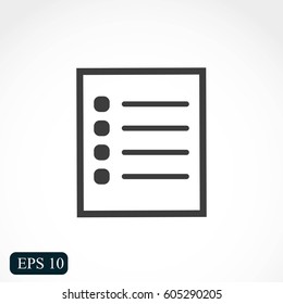Checklist vector icon