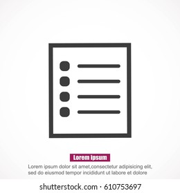 Checklist vector icon