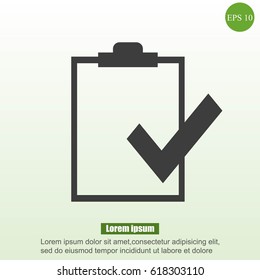 Checklist vector icon