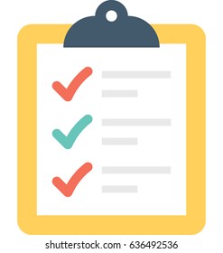 Checklist Vector Icon