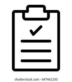 Checklist Vector Icon
