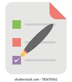 
Checklist Vector Icon
