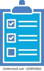 Checklist vector icon. Can be used for printing, mobile and web applications.
